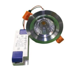 5w Complete Led Cob Downlight Alluminium 3000k Bing Light