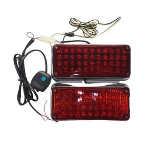 12v 44 Led RED Rectangular Trailer Tail Light Led-18b Federal Signal