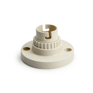 B22 Holder Base White