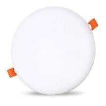 36w Frameless Panel Light With Adjustable Cutout Round 6500K