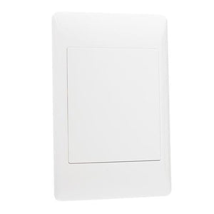 4x2 Blank Switch Cover White Condere