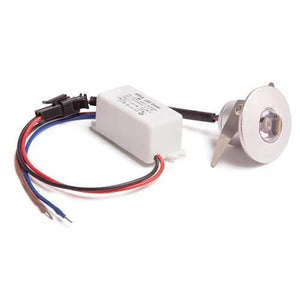 220V 1w LED Star Light Silver Finish