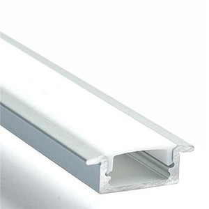 2M Recessed Aluminium Channel for LED Strip Lights 17x7.5mm