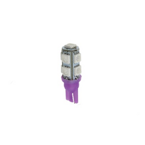 12v T10 5050 x 9 Led Park Light Bulb Purple Bing Light