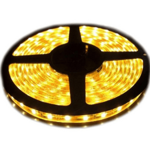 12v 10mm 5050 60 LED Nova 65 Strip Light IP65 5m Roll Yellow Bing Light