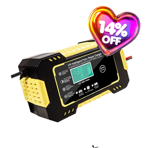 12V 2A Intelligent Pulse Battery Charger with LDC Display Q-DP350