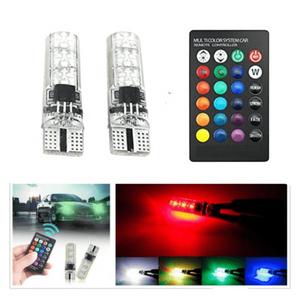 T10 12v 5050 x 6 Led Rgb Park Light With Remote 2 Pack Ejc