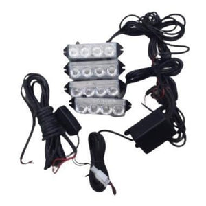 12v 4 Led x 4 Red Grill Mount Hs-52007-4 Federal Signal