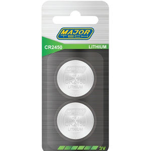 3v Lithium Coin Cell Battery 2 Pack CR2450