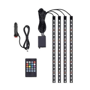 12V  RGB Car Atmosphere Strip Light 22CM x 4  JG012