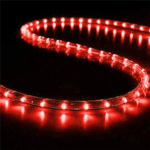 220v 2 Wire Round Led Rope Light Red 1m Bing Light - CLEARANCE SALE
