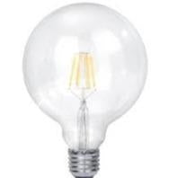 E27 6W G125 LED Filament bulb 3000k
