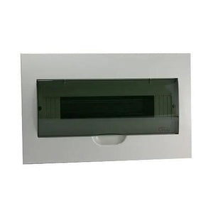 12 Way PVC Flush Mount Unpopulated Din Rail Distribution Box