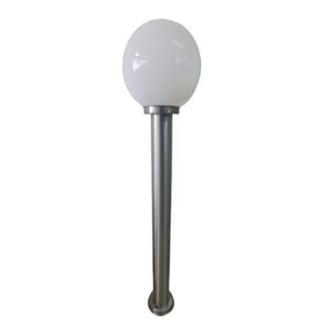 E27 Pillar Light Silver and White