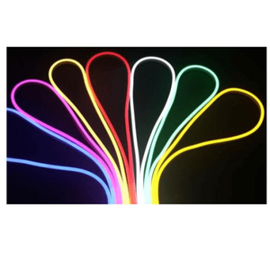 12v 8mm Neoflex 8 LED Neon Rope Light Yellow Jacket 1m Bing Light