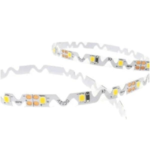 12v 8mm 3528 60 Led Zig Zag Strip Light Ip20 40m Roll 3000k Bing Light