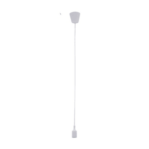 E27 Pendant Light Holder White HT-BE27