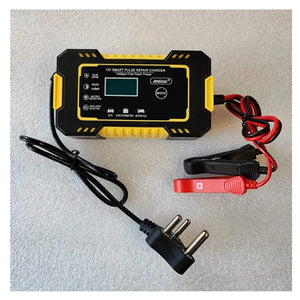 12V 2A Intelligent Pulse Battery Charger with LDC Display Q-DP350