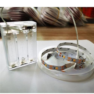 Battery Operated Strip Light 3000k Warm White 2m