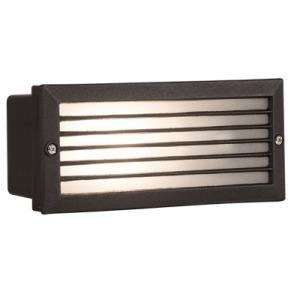 Die Cast Aluminium Footlight with Frosted Glass Black FT004