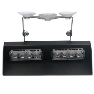 12v 4 Led x 2 Dash Mount Flashing White