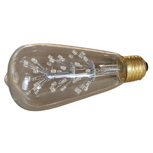 E27 3W LED Filament Bulbs Green 45 LED ST64