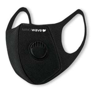 Kids Face Mask Nano Wave Black
