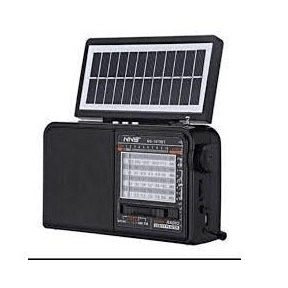 Bluetooth Solar FM Radio With Led Bulb Red Digimark DGM-RDR72