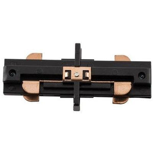 Centre Straight Connector for Track Lighting - S553 BLACK TYPE I