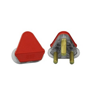 250v 16a 3 Pin Plug Top Red W001 GAP