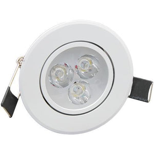 1w x 3  Complete Led Downlight 3000k Bing Light