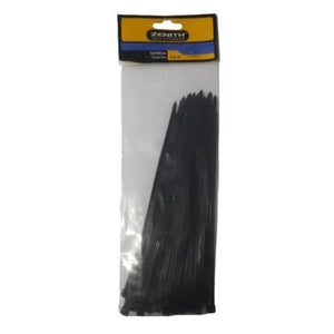50 Piece Black Cable Ties 4.8x200mm