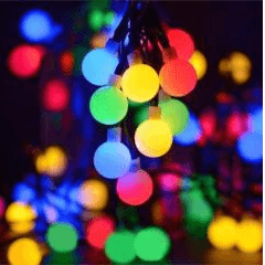 Fairy Light Bubble Multi Colour 10M