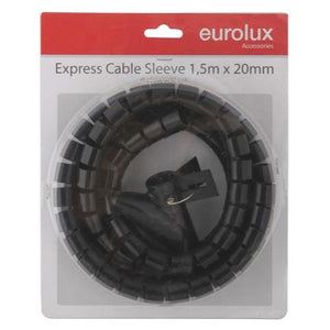 Express Cable Sleeve 1.5M x 20mm Black TA7