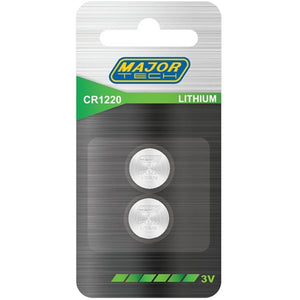 3v Lithium Coin cell Battery 2 pack CR1220