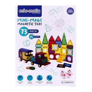 73 Magnetic Tiles, Stickers and Snowman