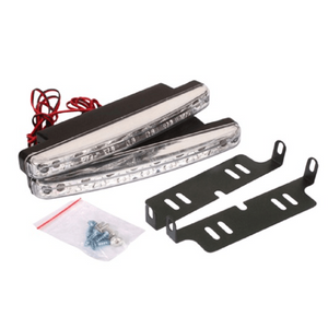 12v Led Daytime Running Light Kit 6000k WJD