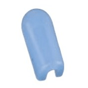12v 5mm Neon Flex End Cap Blue 10 Piece