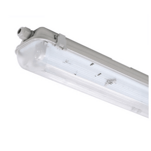 T8 2ft Weatherproof Led Double Fitting 1 side Powered