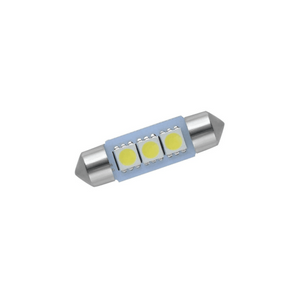 12v 5050 x 3 Led Festoon Budget Bulb 6000k Bing Light
