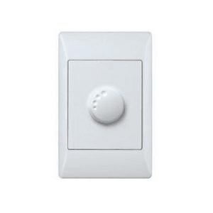 4x2 500w Dimmer With Switch White With White Cover Plate Condere CN-K030