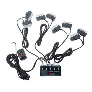 12v 2 Led x 8 Grill Mount With Controller White KM301 Bing Light