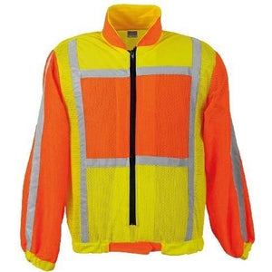 Hi-Viz Two-Tone Long Sleeve Reflective Safety Jacket Large AY093-003