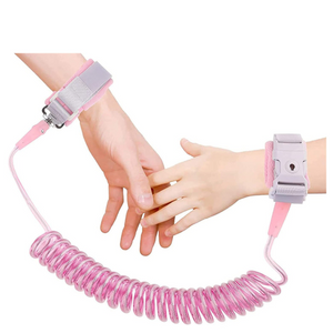 Child Wrist Harness With Safety Strap - Pink
