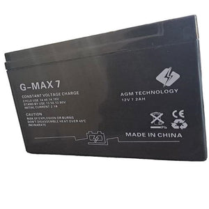12v 7.2amp Lead Acid Rechargeable Battery G-Max