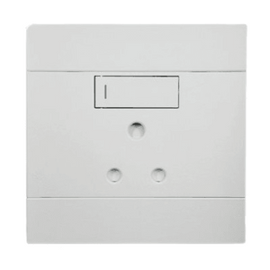 4x4 Single 16a Rsa Socket Plug Outlet White Major Tech 2VW221