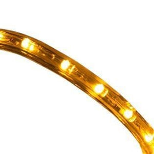 220v 2 Wire Round Led Rope Light Amber 1m Bing Light