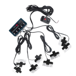 12v 16w 2 Led x 8 Module Grill Mount White - YHH-ZW-101-8