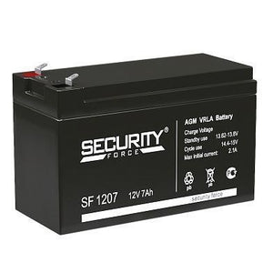 12v 7amp Lead Acid Rechargeable Battery Security Force SF1207