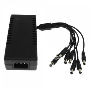 12V 8A Desktop Power Supply with 8 x DC Plugs Q-DC1260